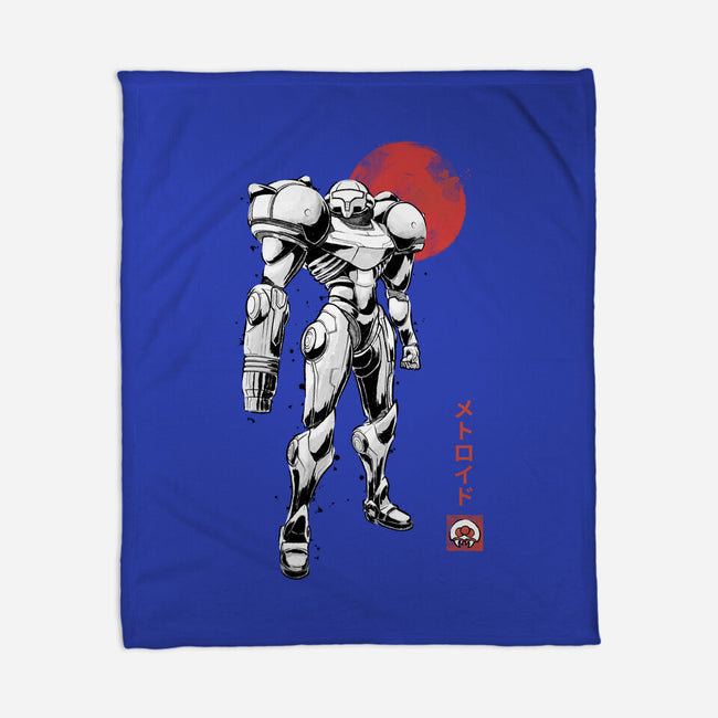 Bounty Huntress Sumi-e-None-Fleece-Blanket-Astrobot Invention