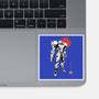 Bounty Huntress Sumi-e-None-Glossy-Sticker-Astrobot Invention