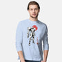 Bounty Huntress Sumi-e-Mens-Long Sleeved-Tee-Astrobot Invention