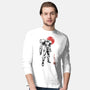 Bounty Huntress Sumi-e-Mens-Long Sleeved-Tee-Astrobot Invention