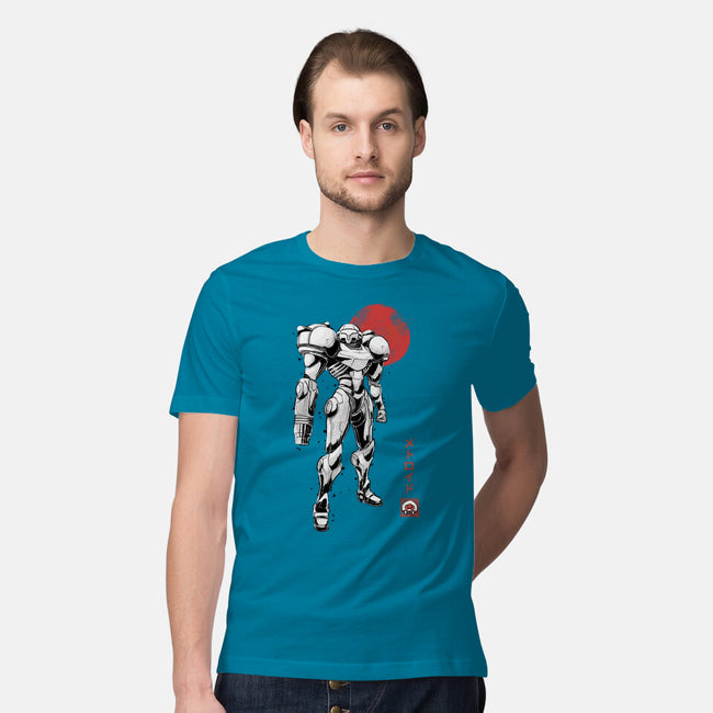 Bounty Huntress Sumi-e-Mens-Premium-Tee-Astrobot Invention