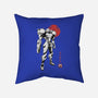 Bounty Huntress Sumi-e-None-Removable Cover w Insert-Throw Pillow-Astrobot Invention