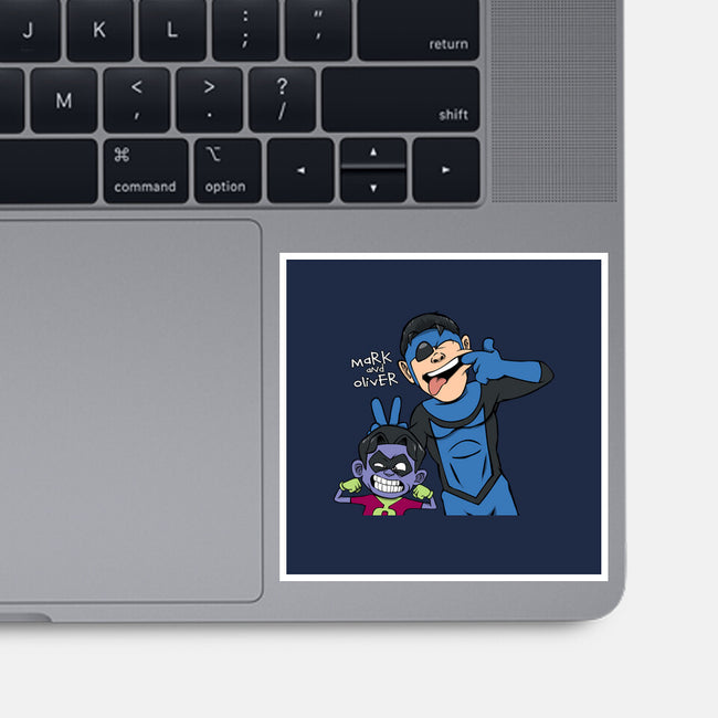 Mark And Oliver-None-Glossy-Sticker-joerawks