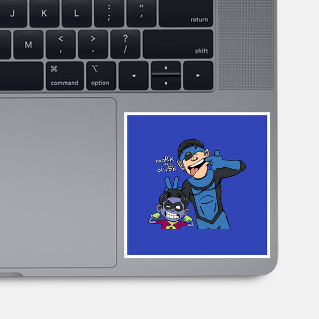 Mark And Oliver-None-Glossy-Sticker-joerawks