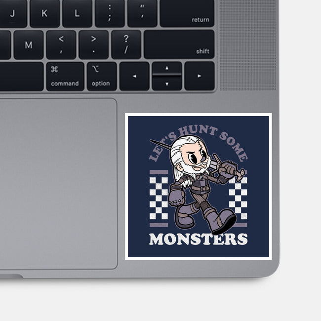 Game Mascot Wizard Hunter-None-Glossy-Sticker-Studio Mootant