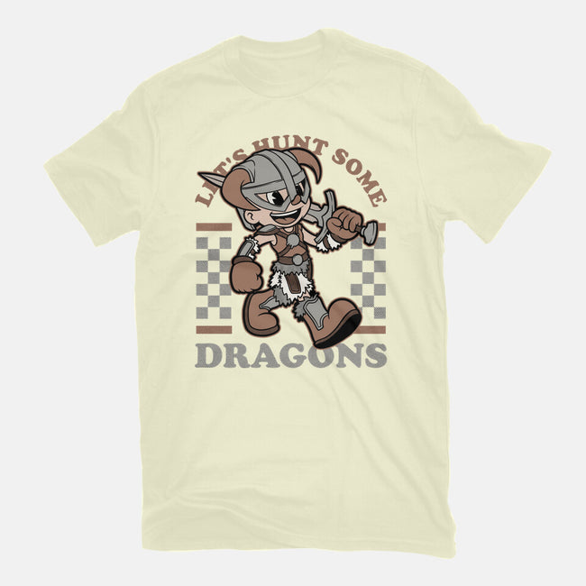 Game Mascot Dragon Hunter-Mens-Basic-Tee-Studio Mootant