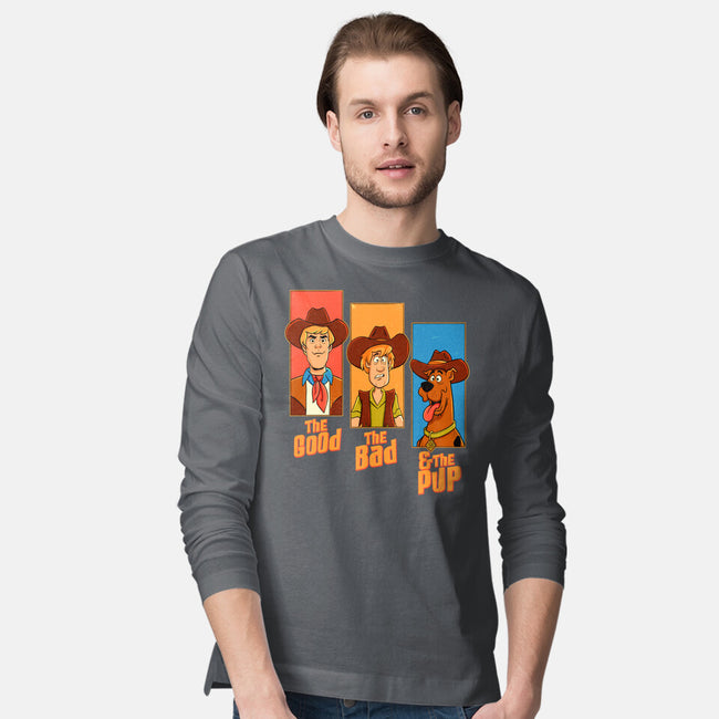 The Good The Bad And The Pup-Mens-Long Sleeved-Tee-P1yu5h
