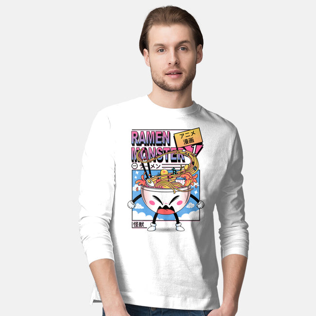 Ramen Manga Monster-Mens-Long Sleeved-Tee-Donnie
