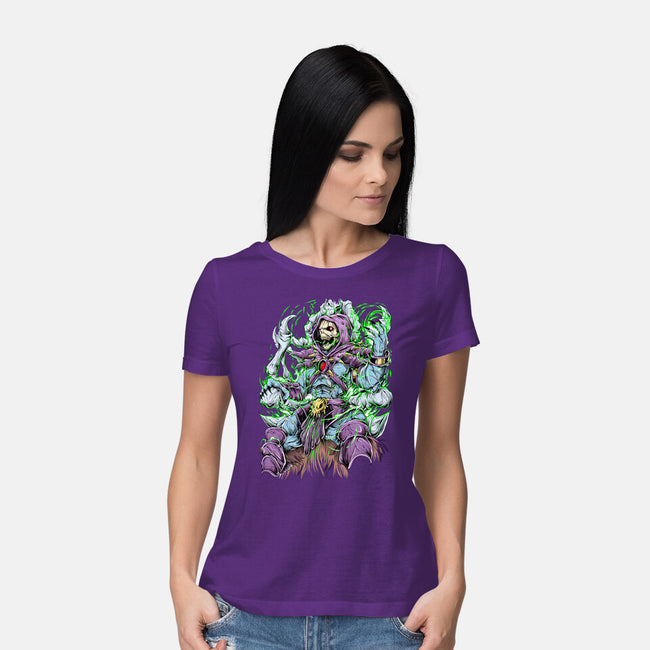 King Skeleton-Womens-Basic-Tee-Guilherme magno de oliveira
