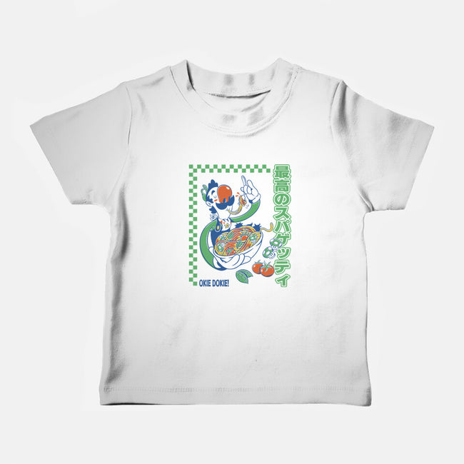 Spaghetti Time-Baby-Basic-Tee-Henrique Torres