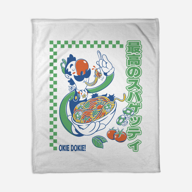 Spaghetti Time-None-Fleece-Blanket-Henrique Torres