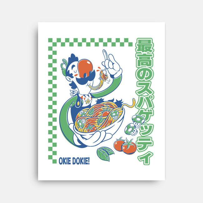 Spaghetti Time-None-Stretched-Canvas-Henrique Torres