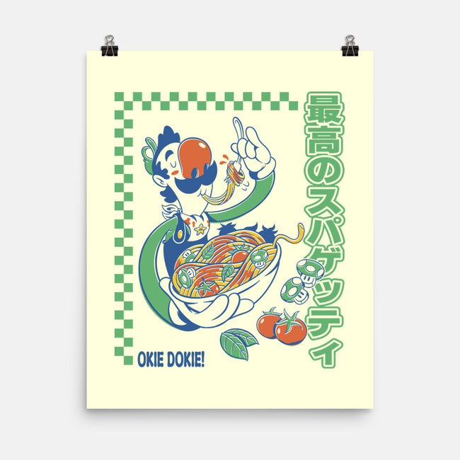 Spaghetti Time-None-Matte-Poster-Henrique Torres