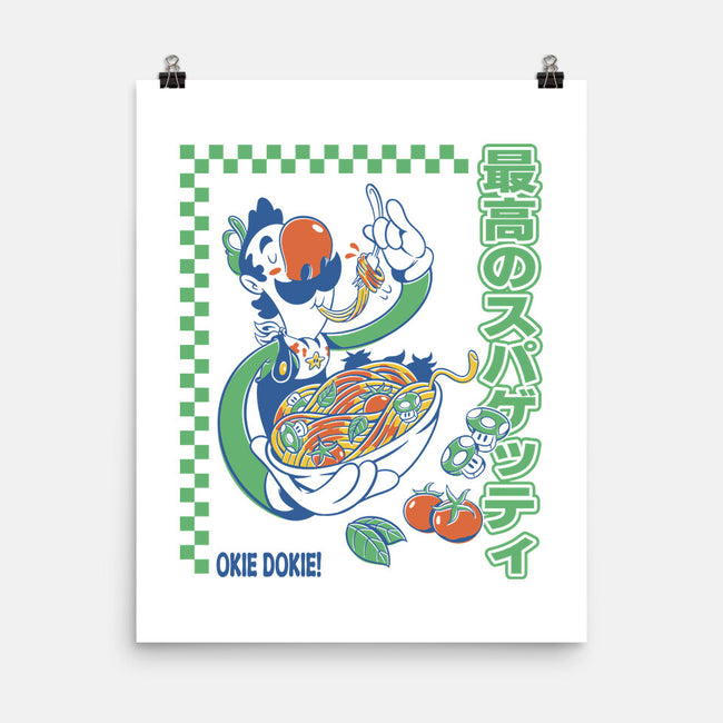 Spaghetti Time-None-Matte-Poster-Henrique Torres