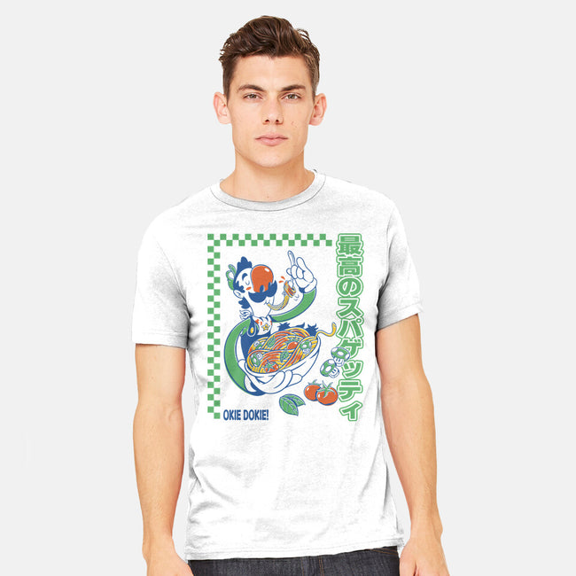 Spaghetti Time-Mens-Heavyweight-Tee-Henrique Torres