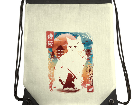 Samurai Cat Landscape