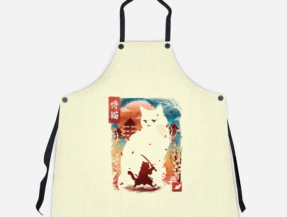 Samurai Cat Landscape