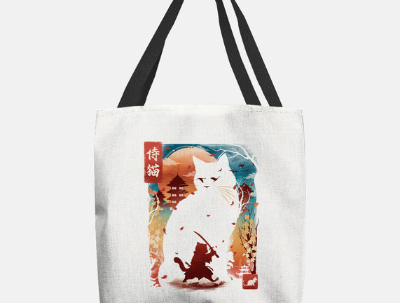 Samurai Cat Landscape