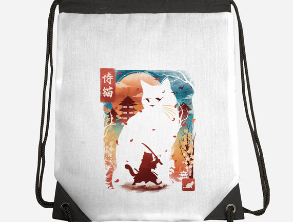Samurai Cat Landscape