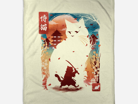Samurai Cat Landscape