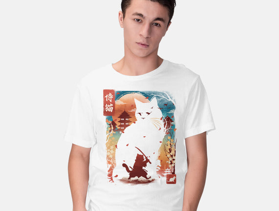 Samurai Cat Landscape