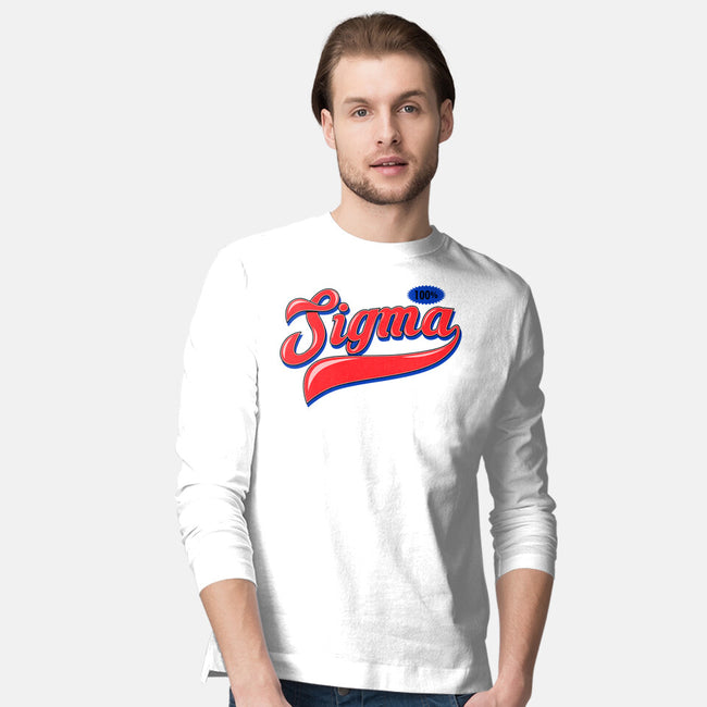 100% Sigma-Mens-Long Sleeved-Tee-Boggs Nicolas