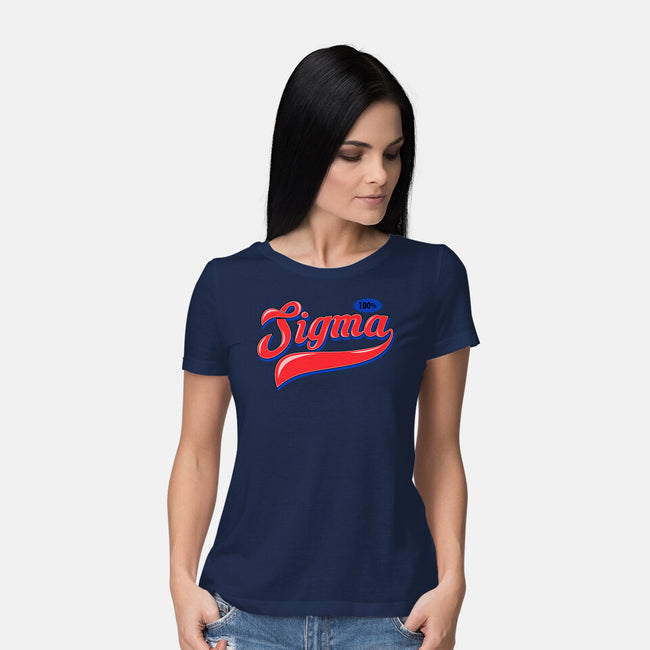 100% Sigma-Womens-Basic-Tee-Boggs Nicolas