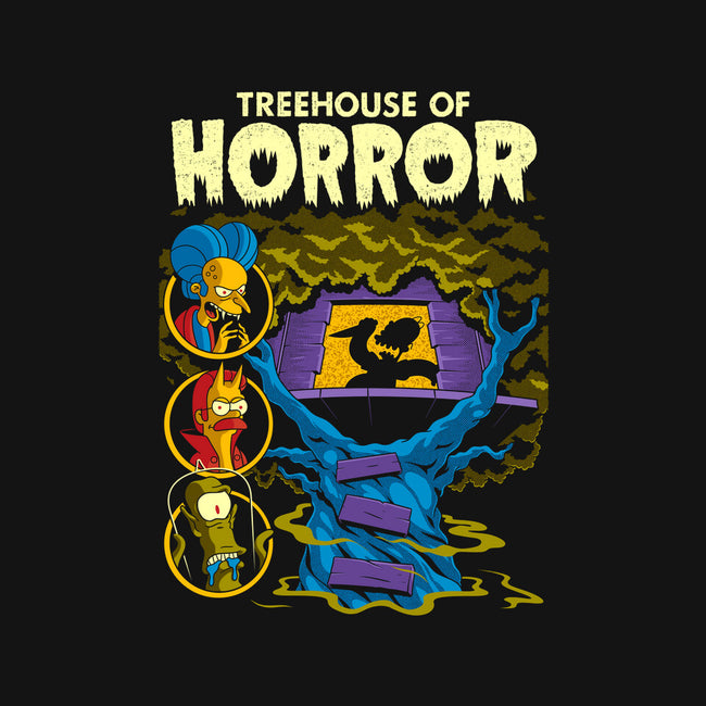 Tree House Of Horror-Mens-Basic-Tee-Jorgetiradoart