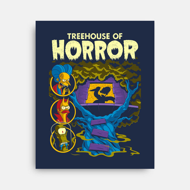 Tree House Of Horror-None-Stretched-Canvas-Jorgetiradoart