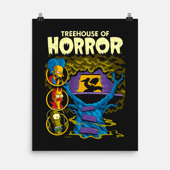 Tree House Of Horror-None-Matte-Poster-Jorgetiradoart