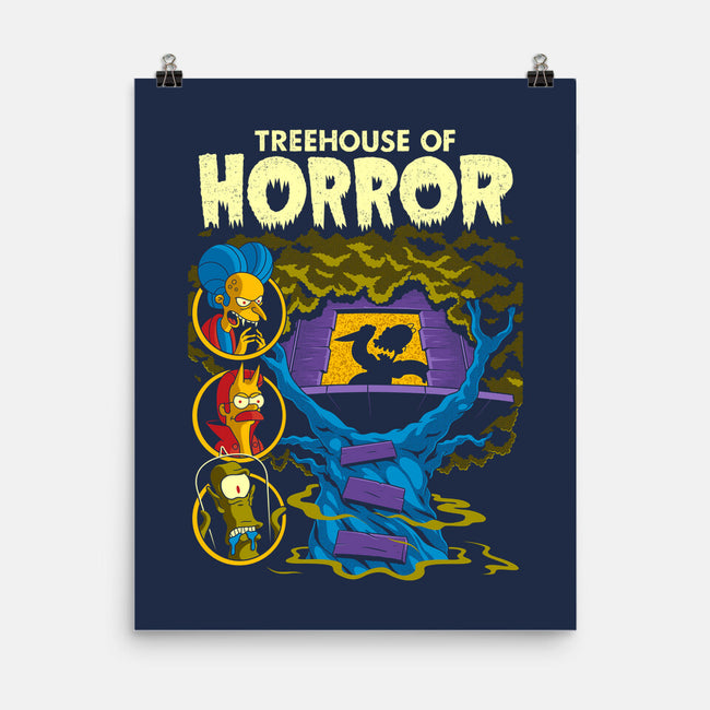 Tree House Of Horror-None-Matte-Poster-Jorgetiradoart