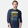 Tree House Of Horror-Mens-Long Sleeved-Tee-Jorgetiradoart