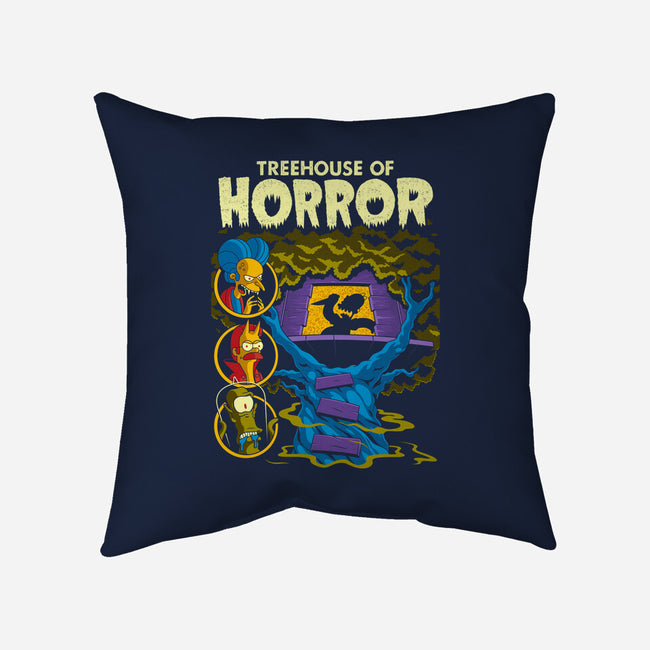 Tree House Of Horror-None-Removable Cover w Insert-Throw Pillow-Jorgetiradoart