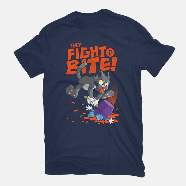 They Fight And Bite-Mens-Premium-Tee-Jorgetiradoart