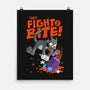 They Fight And Bite-None-Matte-Poster-Jorgetiradoart