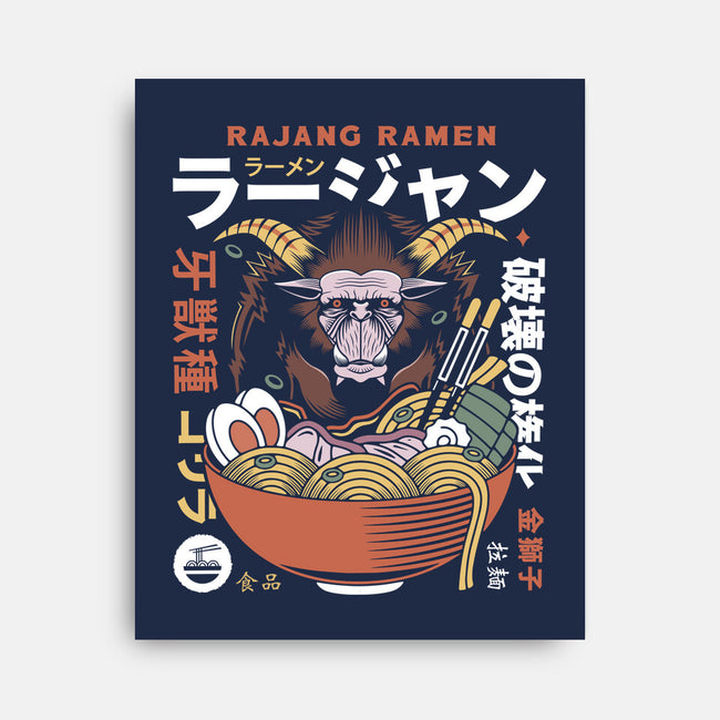 Rajang Ramen-None-Stretched-Canvas-LAGELANTEE