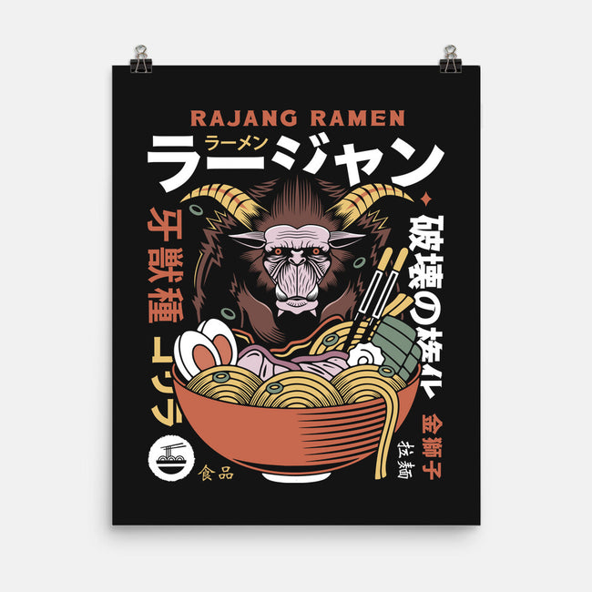 Rajang Ramen-None-Matte-Poster-LAGELANTEE