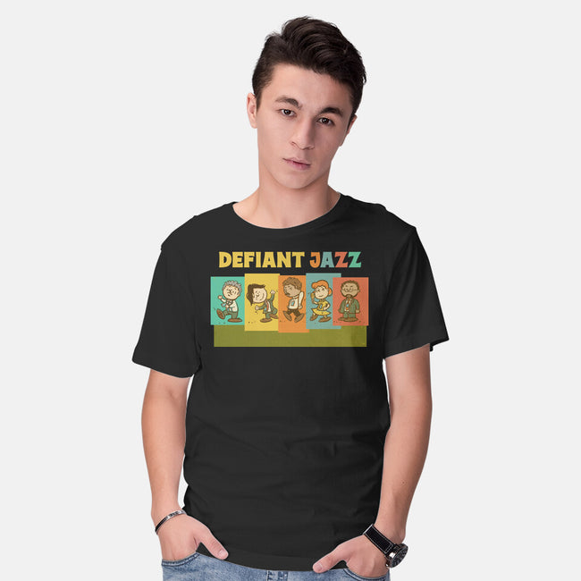 Defiant Jazz-Mens-Basic-Tee-kg07