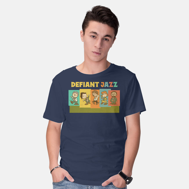 Defiant Jazz-Mens-Basic-Tee-kg07