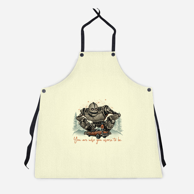You Are Who You Choose To Be-Unisex-Kitchen-Apron-momma_gorilla