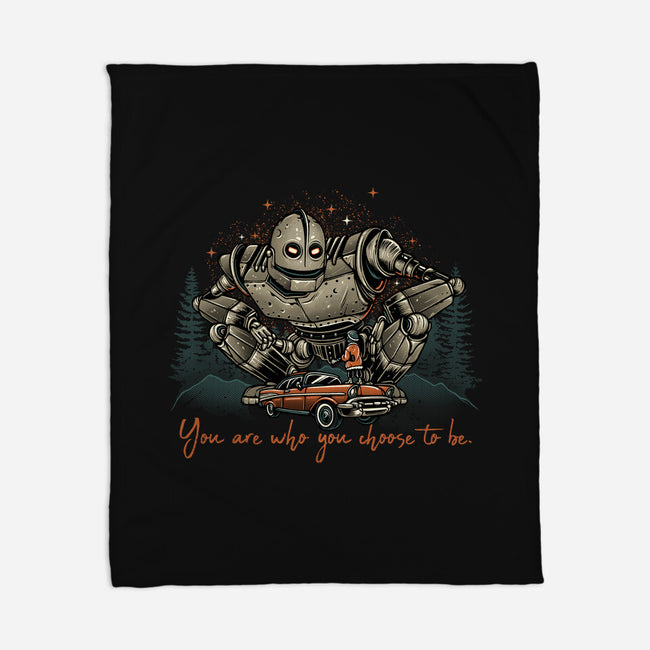 You Are Who You Choose To Be-None-Fleece-Blanket-momma_gorilla