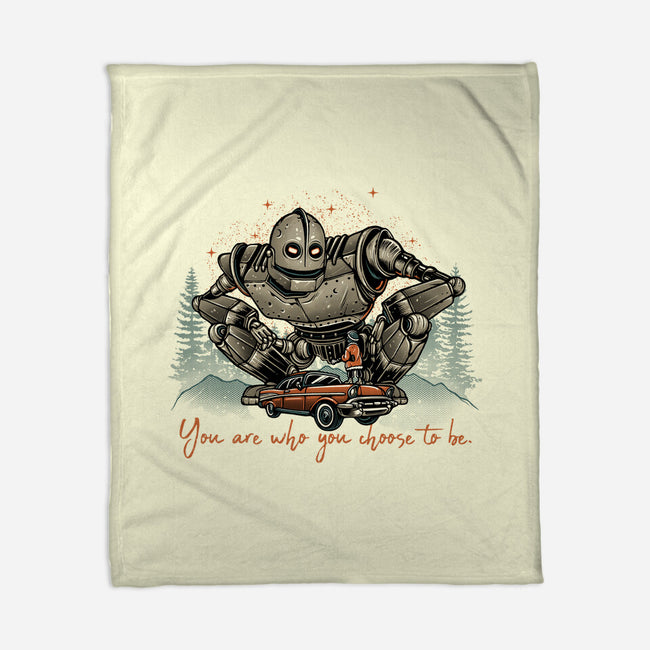 You Are Who You Choose To Be-None-Fleece-Blanket-momma_gorilla