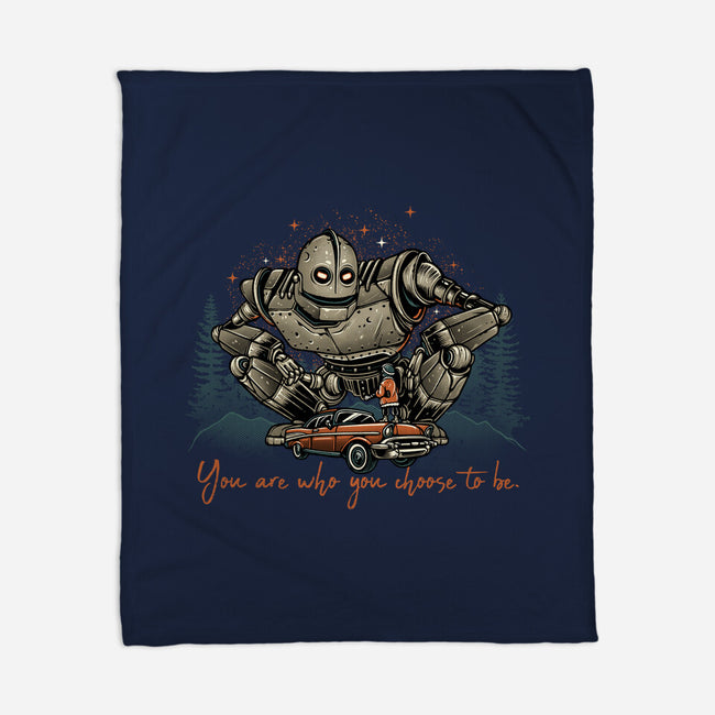 You Are Who You Choose To Be-None-Fleece-Blanket-momma_gorilla