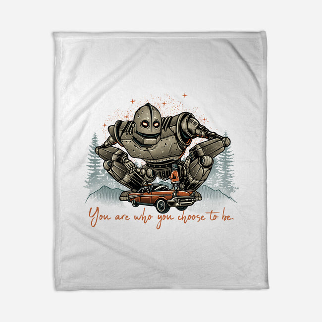 You Are Who You Choose To Be-None-Fleece-Blanket-momma_gorilla