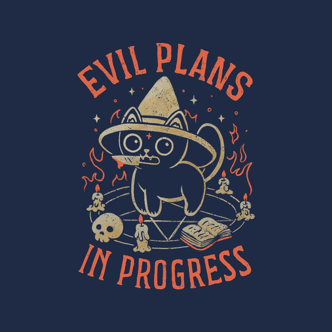Evil Plans In Progress-Mens-Basic-Tee-eduely