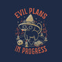 Evil Plans In Progress-Womens-V-Neck-Tee-eduely