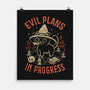 Evil Plans In Progress-None-Matte-Poster-eduely