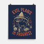 Evil Plans In Progress-None-Matte-Poster-eduely