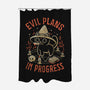 Evil Plans In Progress-None-Polyester-Shower Curtain-eduely