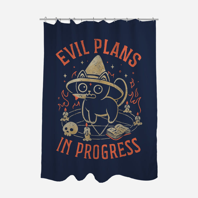 Evil Plans In Progress-None-Polyester-Shower Curtain-eduely
